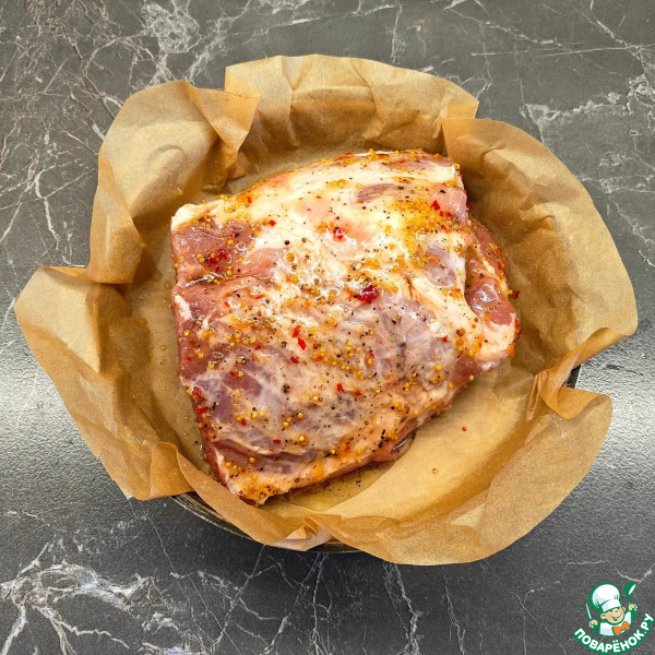 Свиная шея с ароматной корочкой
