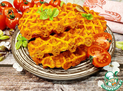Вафли томатные со вкусом "пиццы"