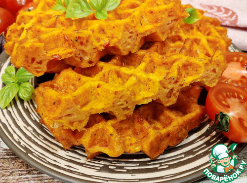 Вафли томатные со вкусом "пиццы"