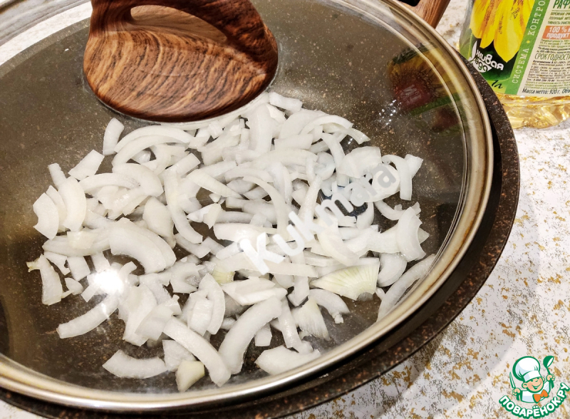Жареный винегрет с оливками и каперсами