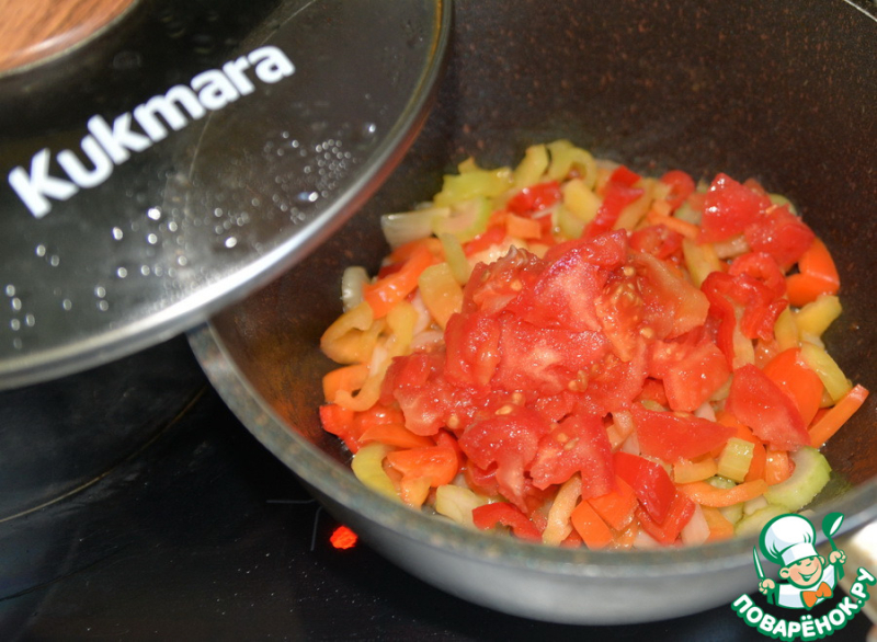 Айнтопф с уткой, перцем и кукурузой