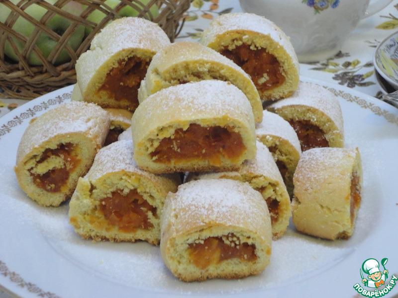 Апельсиново-абрикосовое печенье