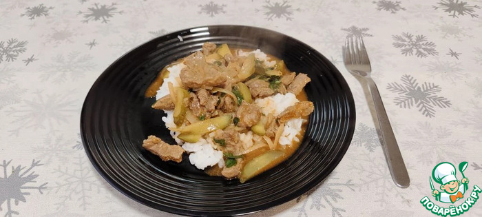 Азу по-татарски с рисом