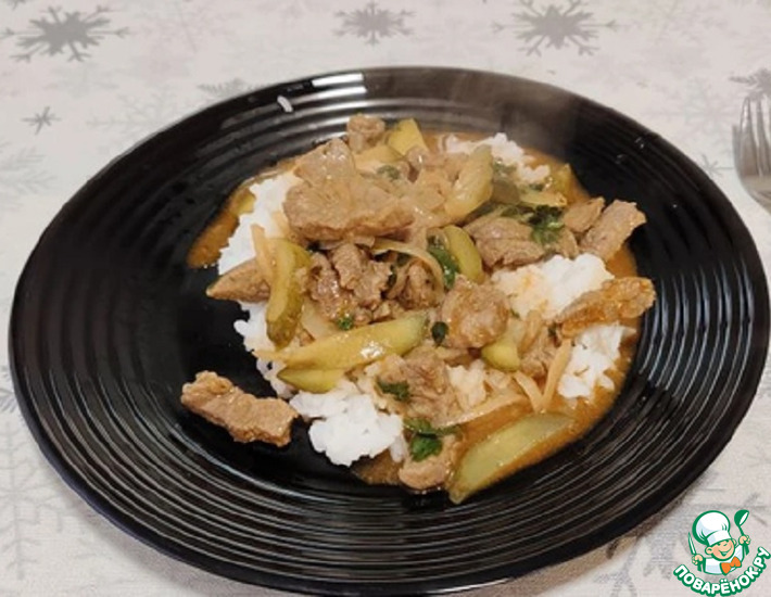 Азу по-татарски с рисом
