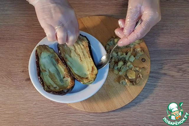 Баклажан с курицей по мотивам "Кумпир"