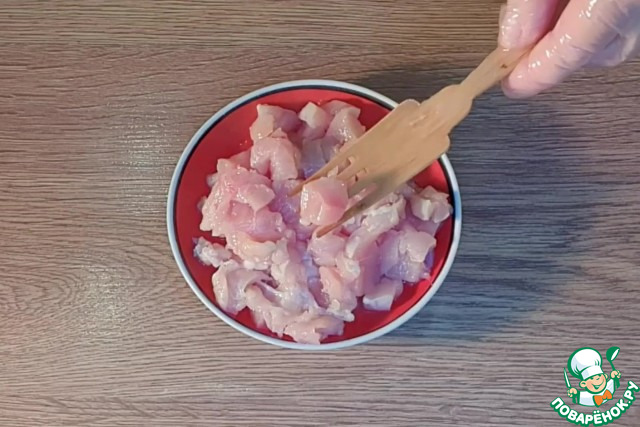 Баклажан с курицей по мотивам "Кумпир"