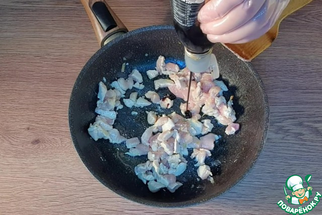 Баклажан с курицей по мотивам "Кумпир"