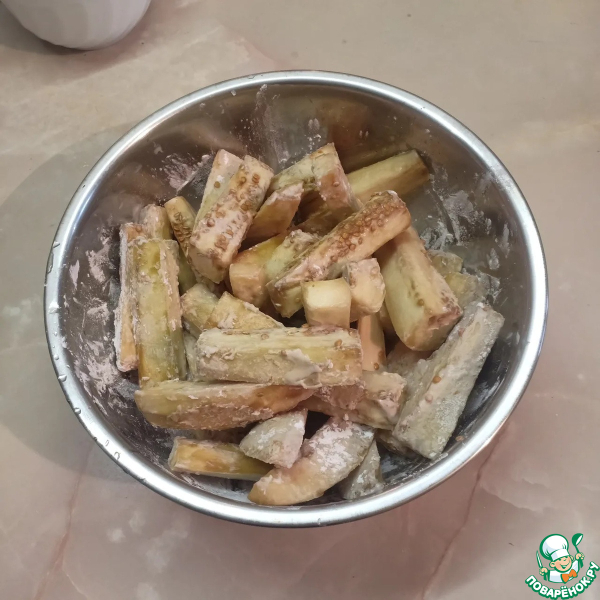 Баклажаны в кисло-сладком соусе