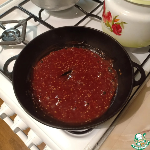 Баклажаны в кисло-сладком соусе