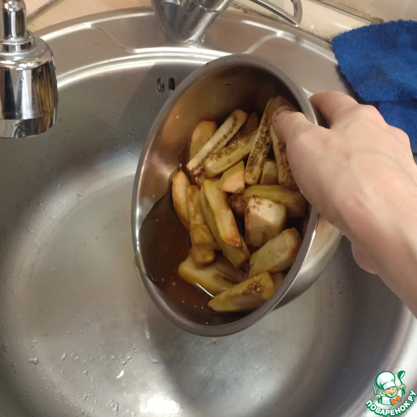 Баклажаны в кисло-сладком соусе