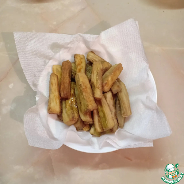 Баклажаны в кисло-сладком соусе