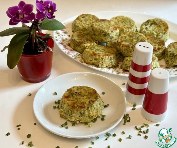 Биточки из брокколи и сыра