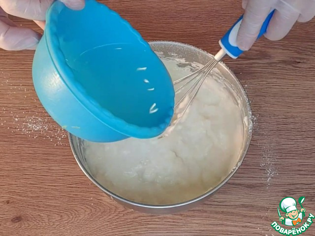 Блины на кипятке с грибной начинкой