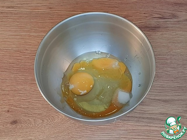 Блины на кипятке с грибной начинкой