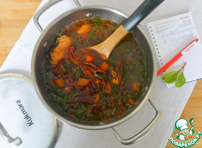 Ботвинник с курицей