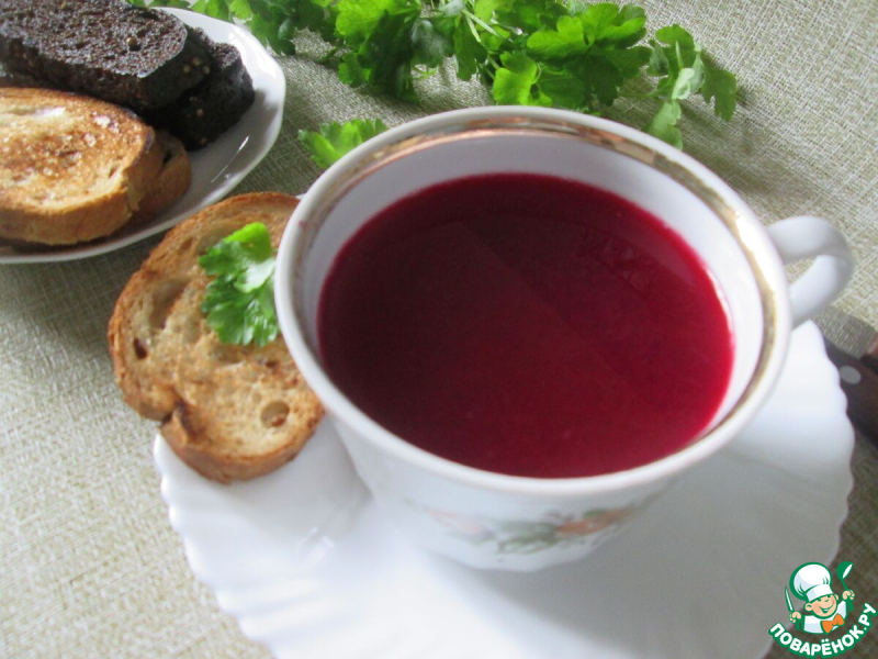 Бульон-борщок