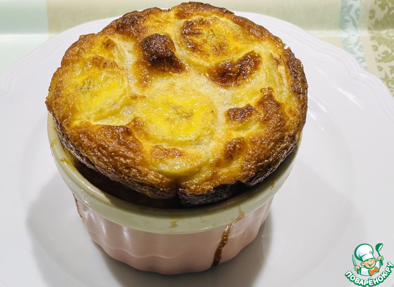 Быстрый завтрак с бананом и яйцом