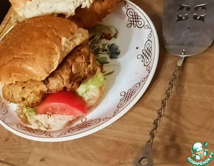 Cэндвичи с грибами, сыром и фасолью