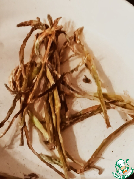 Чаат из спаржи