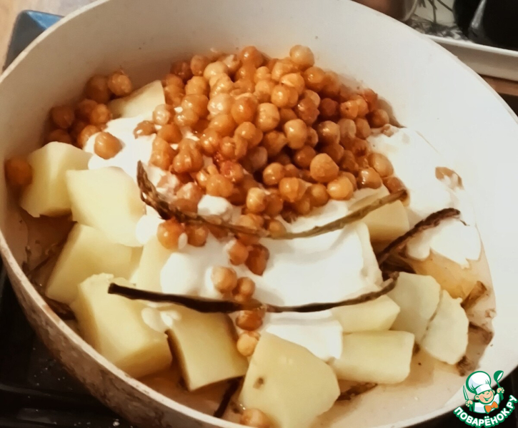 Чаат из спаржи