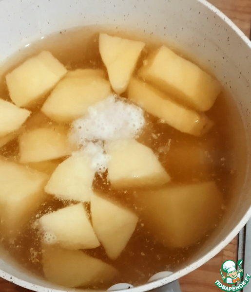 Чаат из спаржи