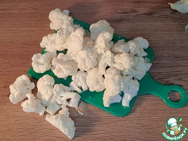 Цветная капуста с грибами