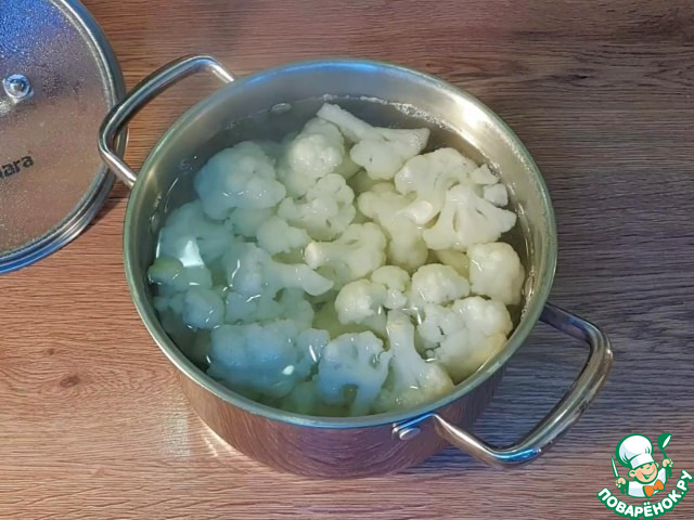 Цветная капуста с грибами
