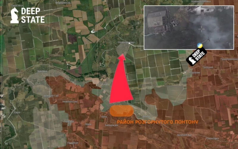 DeepState: Россияне прорвались в Новопавловку в Днепропетровской области