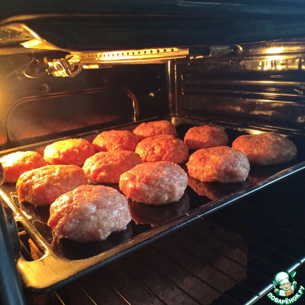 Домашние котлеты из кабачка с фаршем