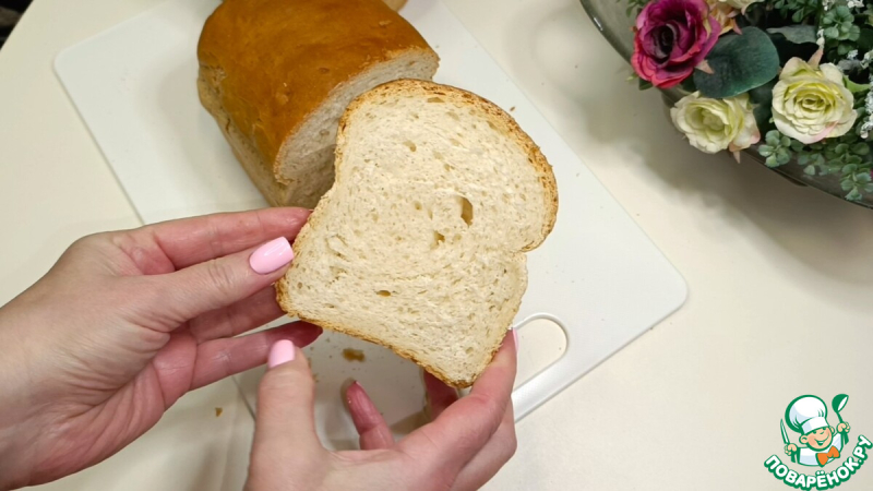 Домашний хлеб кирпичиком