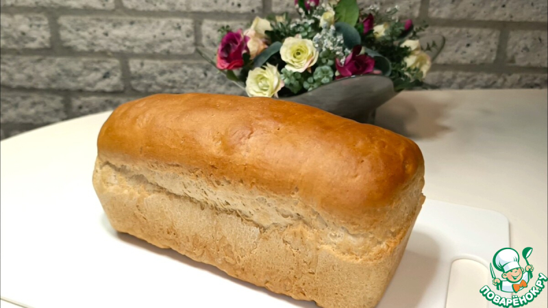 Домашний хлеб кирпичиком