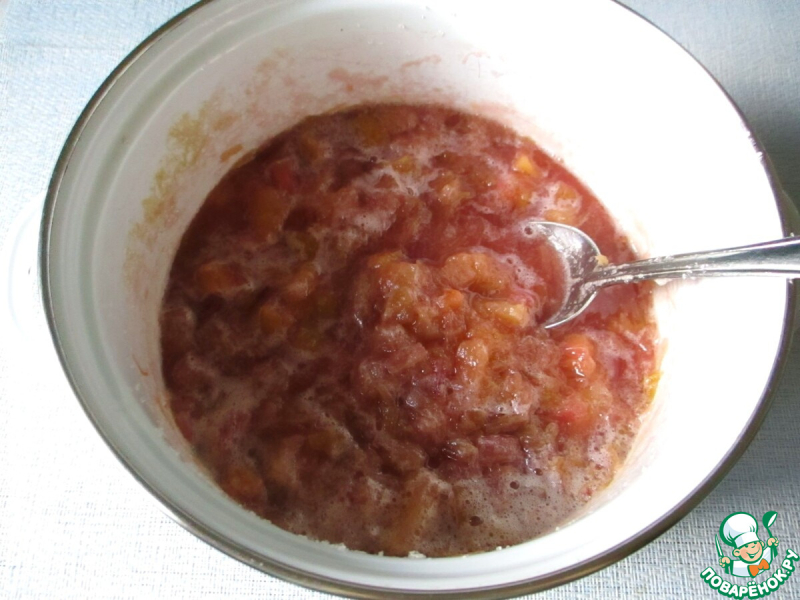 Джем из ревеня c ананасом