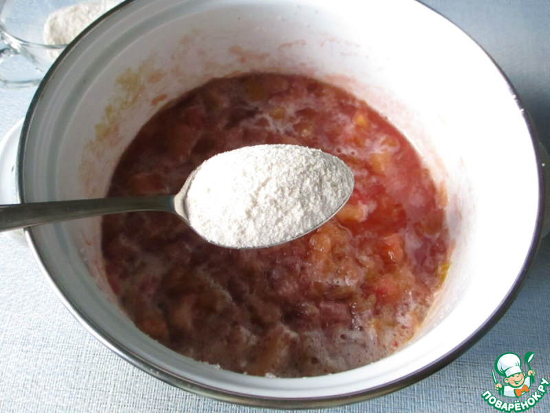 Джем из ревеня c ананасом