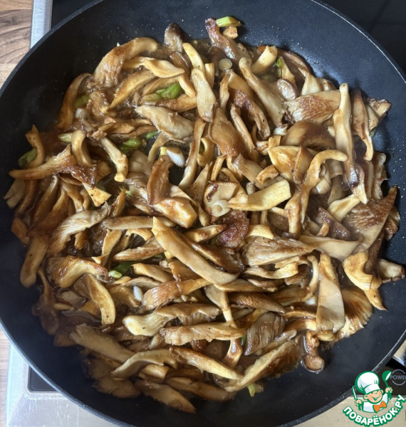 Глазированные, пряные вешенки