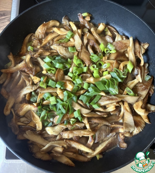 Глазированные, пряные вешенки