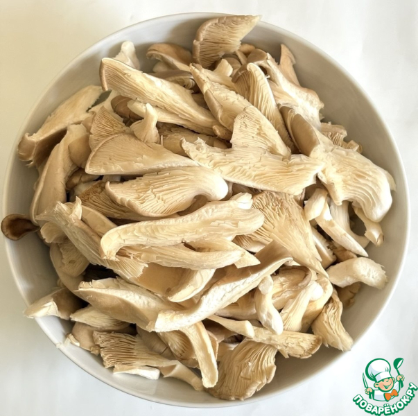 Глазированные, пряные вешенки