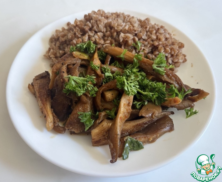 Глазированные, пряные вешенки