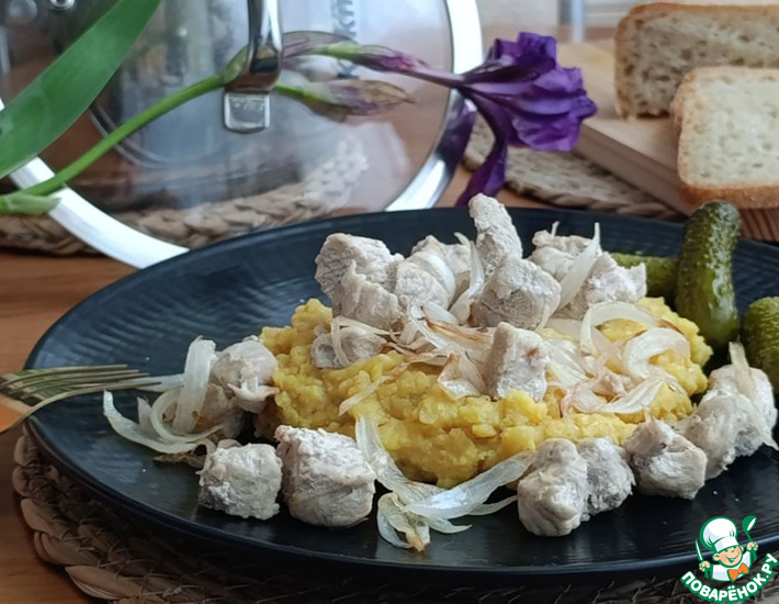 Горохово-пшённое пюре