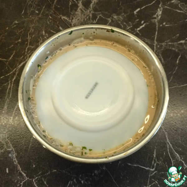 Говяжья печень в жировой сетке