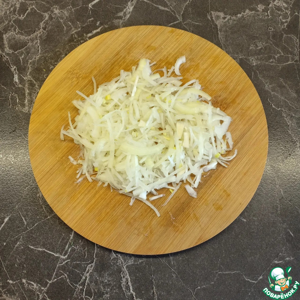 Говяжья печень в жировой сетке