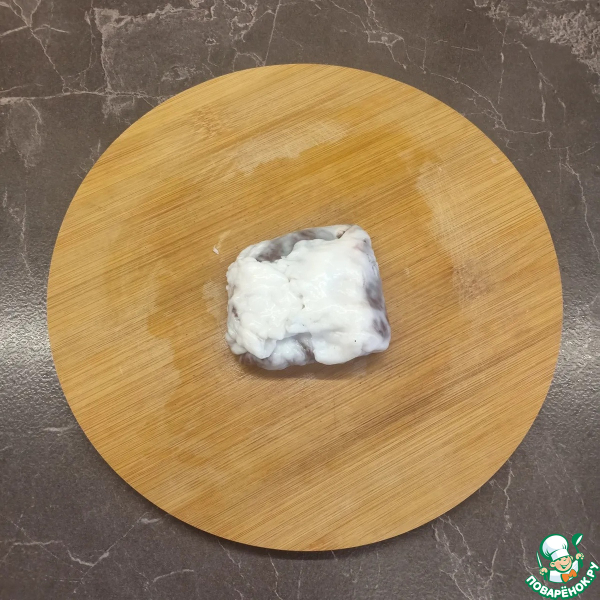 Говяжья печень в жировой сетке