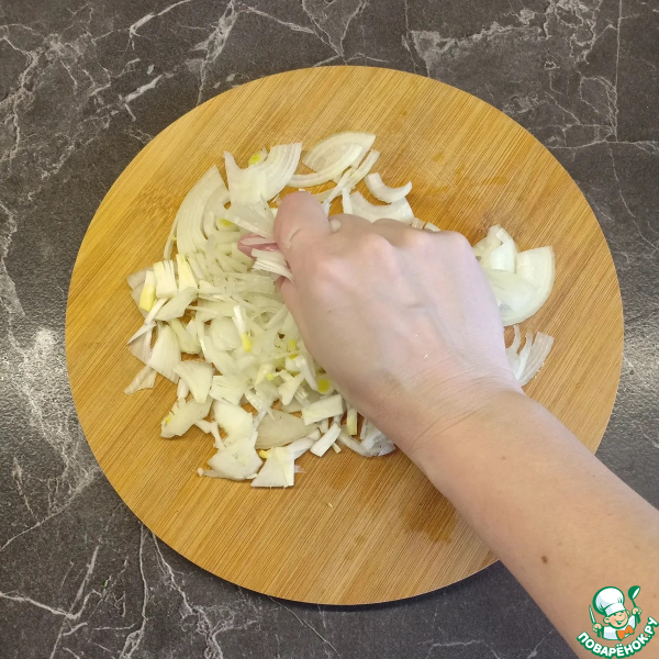 Говяжья печень в жировой сетке