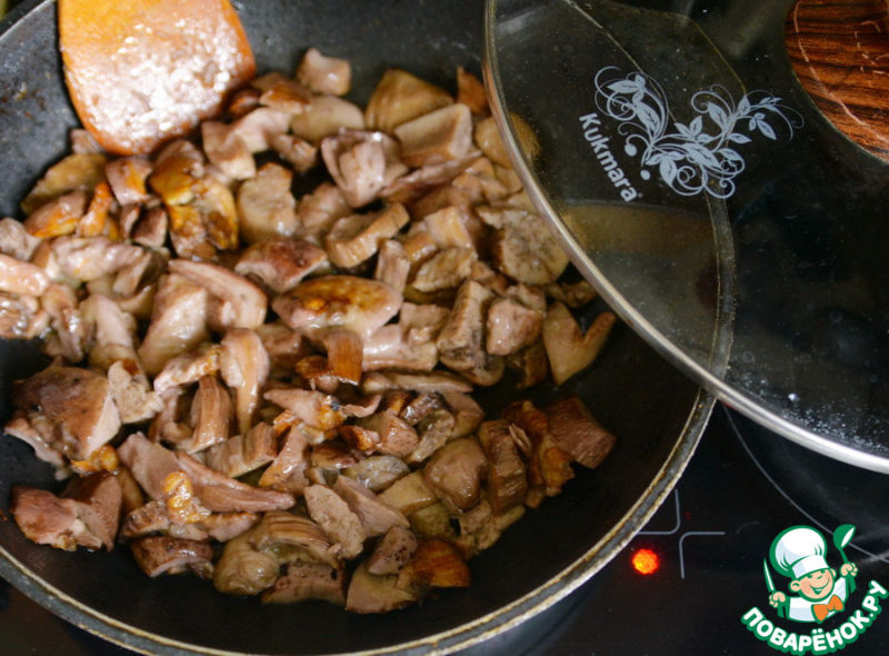 Грибной салат с овощами на зиму