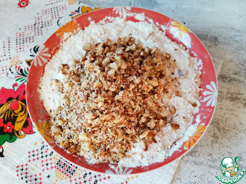 Хлеб с грецкими орехами