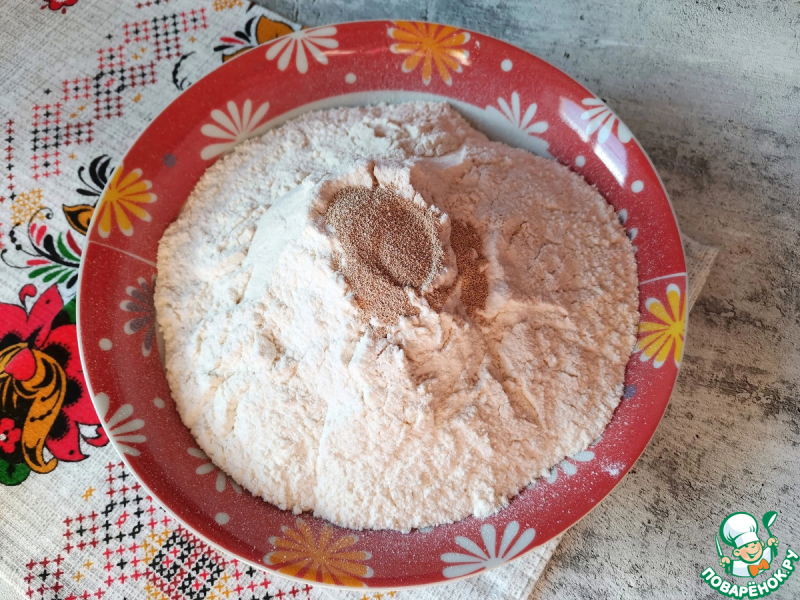Хлеб с грецкими орехами