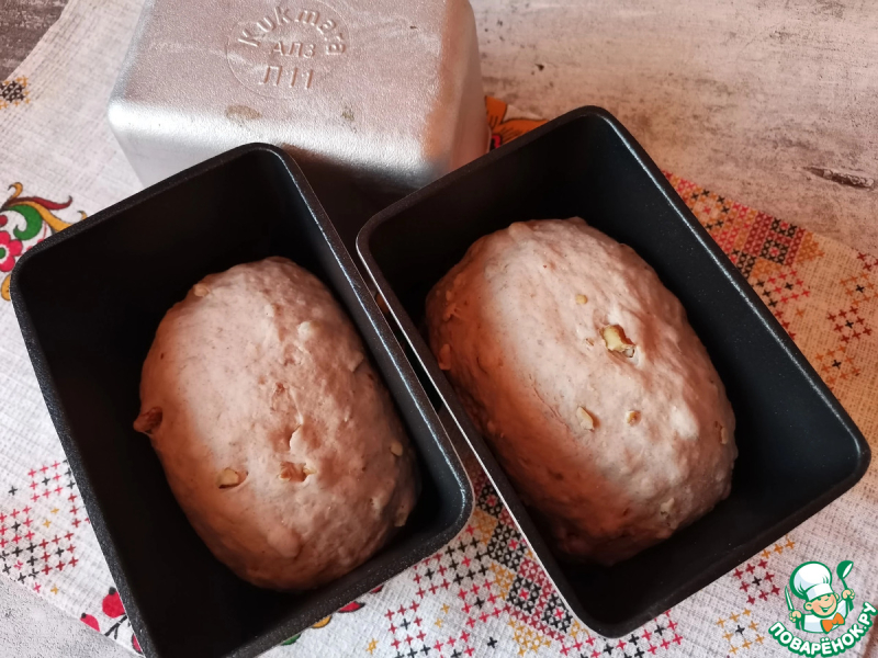 Хлеб с грецкими орехами