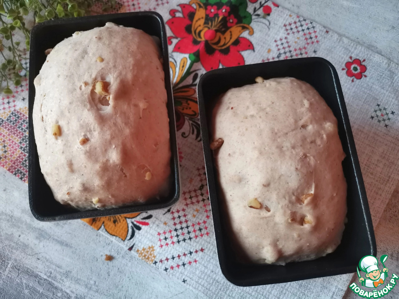 Хлеб с грецкими орехами