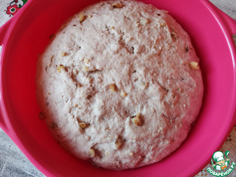 Хлеб с грецкими орехами