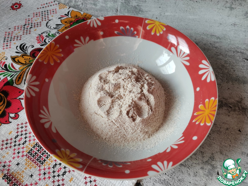 Хлеб с грецкими орехами