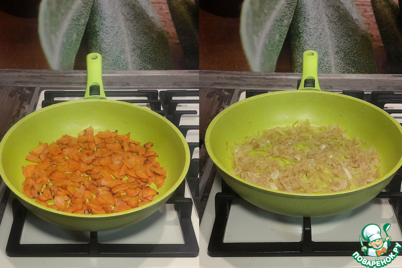 Икра кабачковая с острым соусом кимчи
